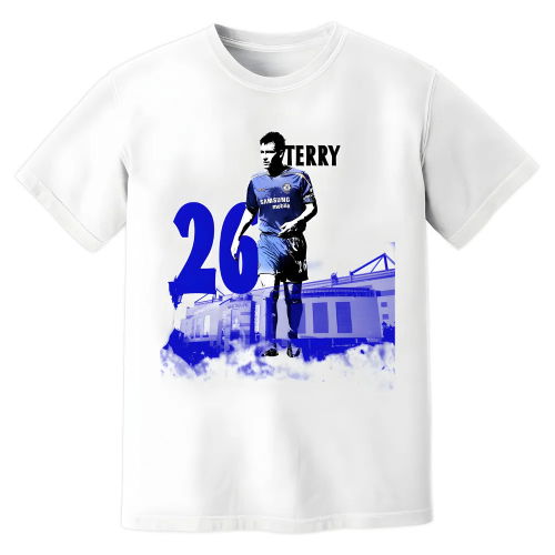 John Terry Chelsea Premier League Legend T-Shirt (White)