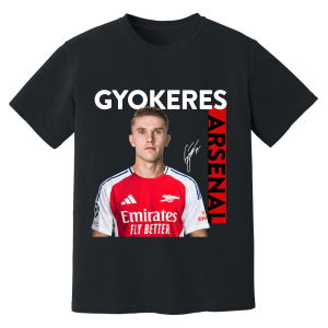 Viktor Gyokeres arsenal New Signing T-Shirt (Black)