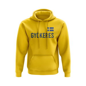Viktor Gyokeres Sweden Name Hoody (Yellow)