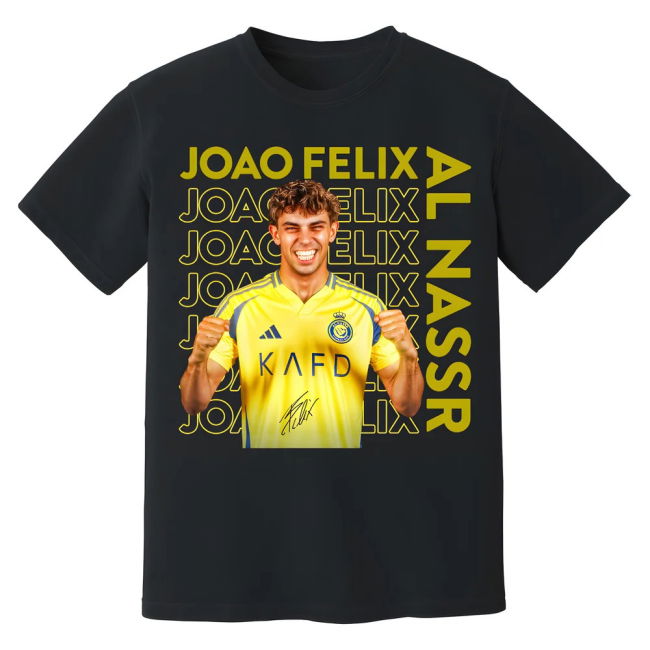 Joao Felix Al-Nassr New Signing T-Shirt (Black)