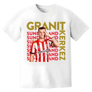 Granit Xhaka Sunderland New Signing T-Shirt (White)