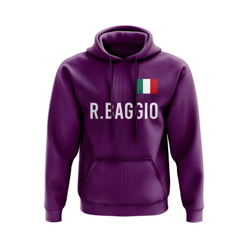 Roberto Baggio Fiorentina Name Hoody (Purple)