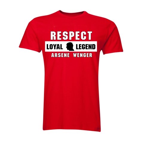 Arsene Wenger Respect T-Shirt (Red) - Kids