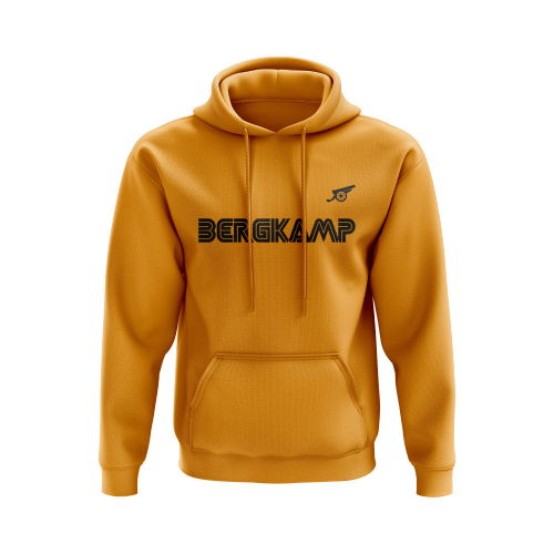 Arsenal 2001-02 Bergkamp Hoody (Gold)