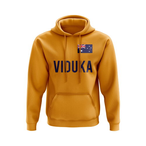 Mark Viduka Australia Name Hoody (Gold)