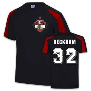 Beckham AC Milan Sport Training Jersey (Black)