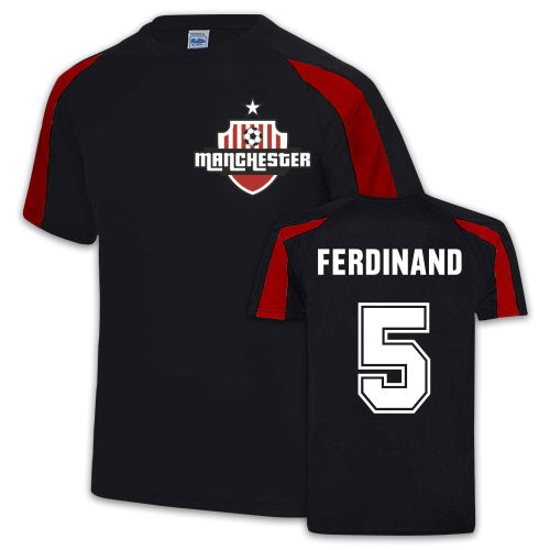 Rio Ferdinand Manchester United Sport Training Jersey (Black)