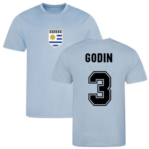 Godin Uruguay Training Jersey (Sky Blue)
