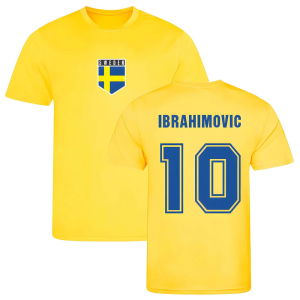 Ibrahimovic Sweden Training Jersey (Yellow)