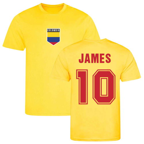 James Colombia Training Shirt (Yellow)