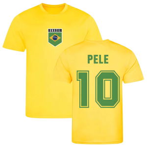 Pele Brazil Training Jersey (Yellow)