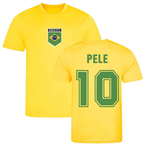 Pele Brazil Training Jersey (Yellow)