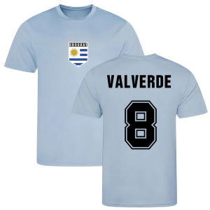 Valverde Uruguay Training Jersey (Sky Blue)