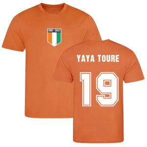 Yaya Toure Ivory Coast Training Jersey (Orange)