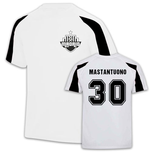 Mastantuono Real Madrid Sport Training Jersey (White)