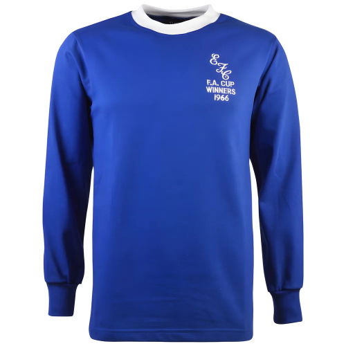 Everton 1966 FA Cup Final Retro Football Shirt.