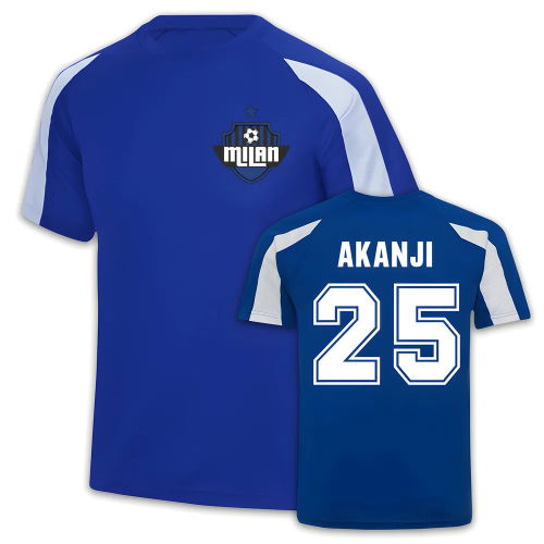 Akanji Inter Milan Sports Training Jersey (Blue)