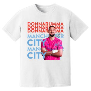 Gianluigi Donnarumma Man City New Signing T-Shirt (White)