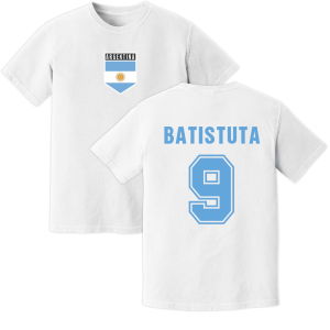 Batistuta Argentina Training Jersey (White)