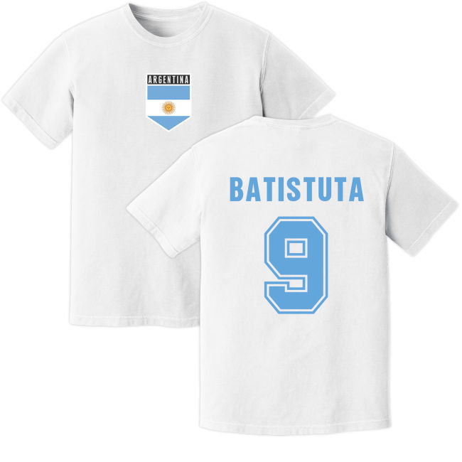 Batistuta Argentina Training Jersey (White)