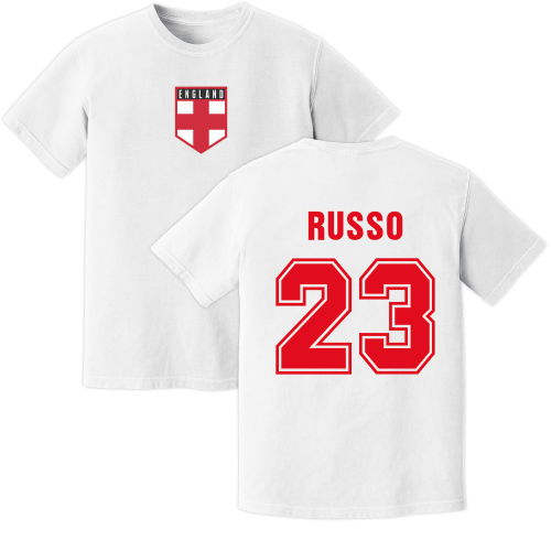 Russo England Training Jersey (White)