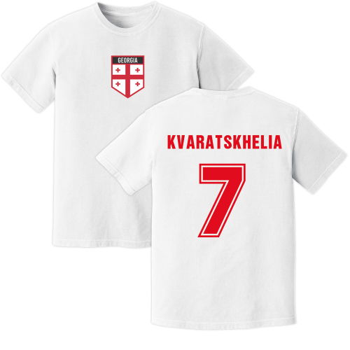 Kvaratskhelia Georgia Training Jersey (White)