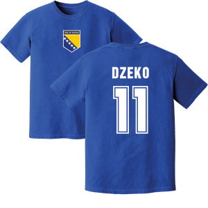 Dzeko Bosnia Training Jersey (Blue)