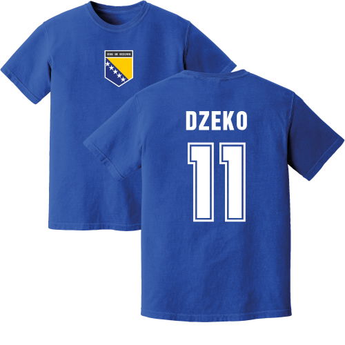 Dzeko Bosnia Training Jersey (Blue)