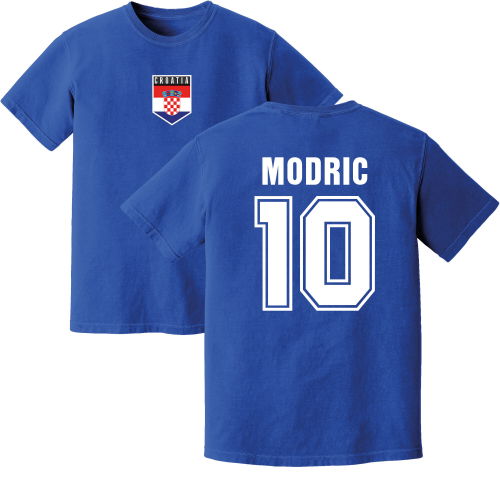 Modric Croatia Training Jersey (Blue)  Modric Croatia Training Jersey (Blue)