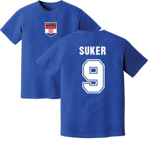 Suker Croatia Training Jersey (Blue)