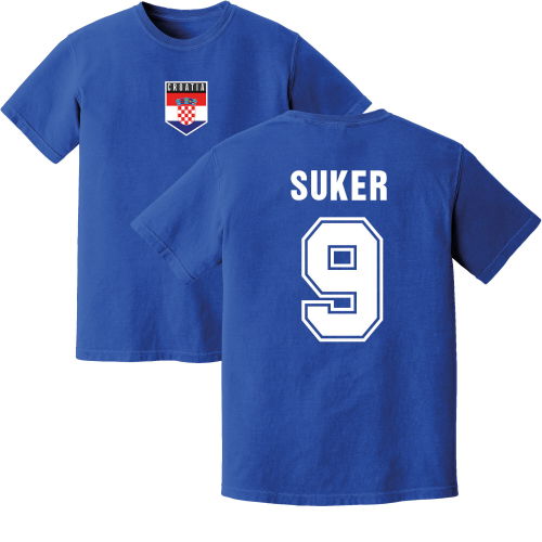 Suker Croatia Training Jersey (Blue)