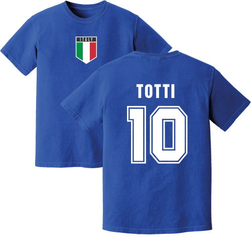 Totti Italy Training Jersey (Blue)