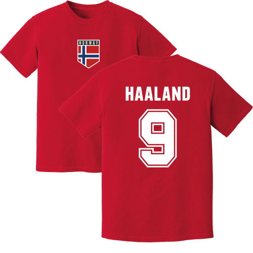 Haaland Norway Training Jersey (Red)  Haaland Norway Training Jersey (Red)