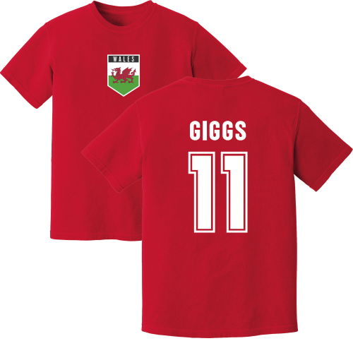 Giggs Wales Training Jersey (Red)