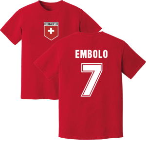 Embolo Switzerland Training Jersey (Red)