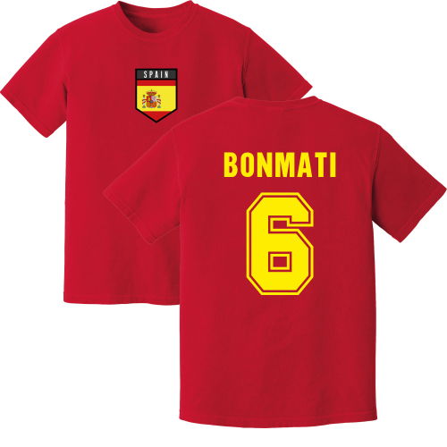 Bonmati Spain Training Jersey (Red)