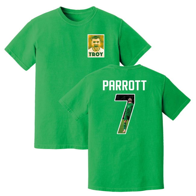 Troy Parrott Number 7 T-Shirt (Green)