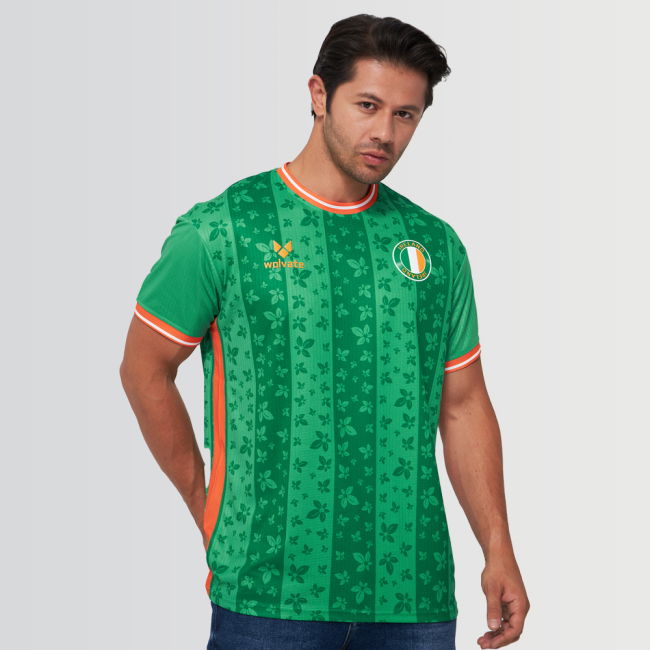 Ireland Legacy Football Jersey Green (Wolvate) Adult Short Sleeve