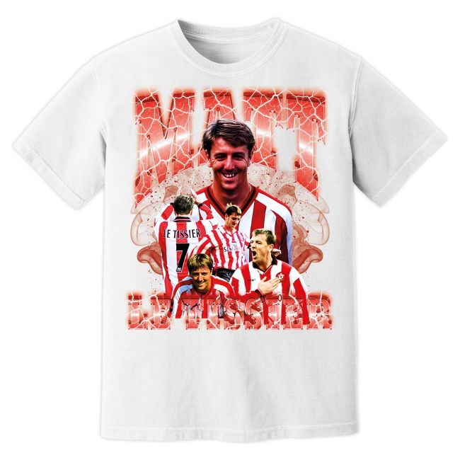 Matt Le Tissier Bootleg T-Shirt (White)