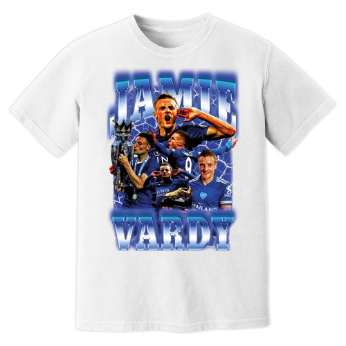 Jamie Vardy Bootleg T-Shirt (White)