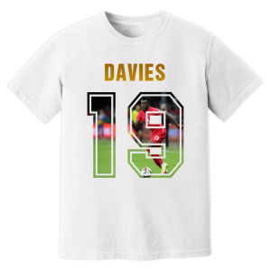 Alphonso Davies Canada Name And Number T-Shirt (White)