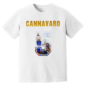 Fabio Cannavaro Italy Name And Number T-Shirt (White)