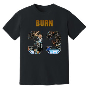 Dan Burn Newcastle United Name And Number T-Shirt (Black)