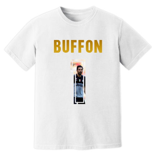 Gigi Buffon Juventus Name And Number T-Shirt (White)