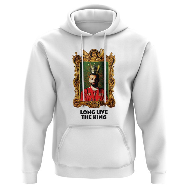 Mo Salah Long Live The King Liverpool Hoody (White)