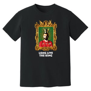Mo Salah Long Live The King Liverpool T-Shirt (Black)