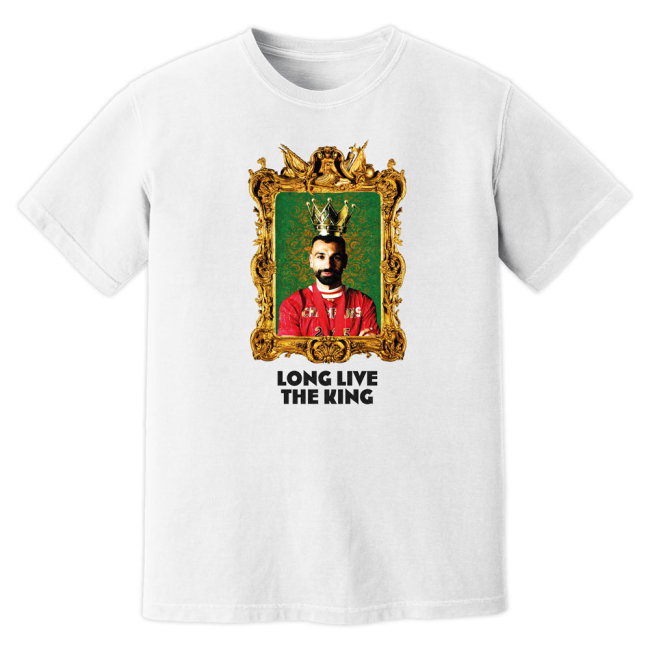 Mo Salah Long Live The King Liverpool T-Shirt (White)