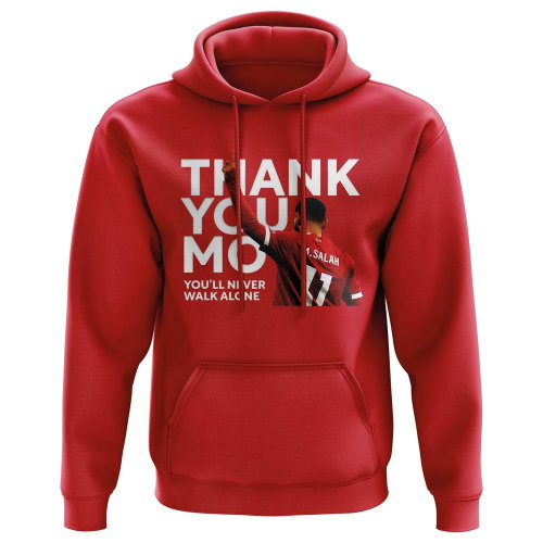 Mohamed Salah Liverpool Thank You Mo Hoody (Red)