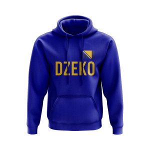 Edin Dzeko Bosnia Name Hoody (Blue)