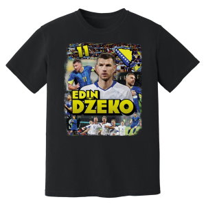 Edin Dzeko Bosnia T-Shirt (Black)